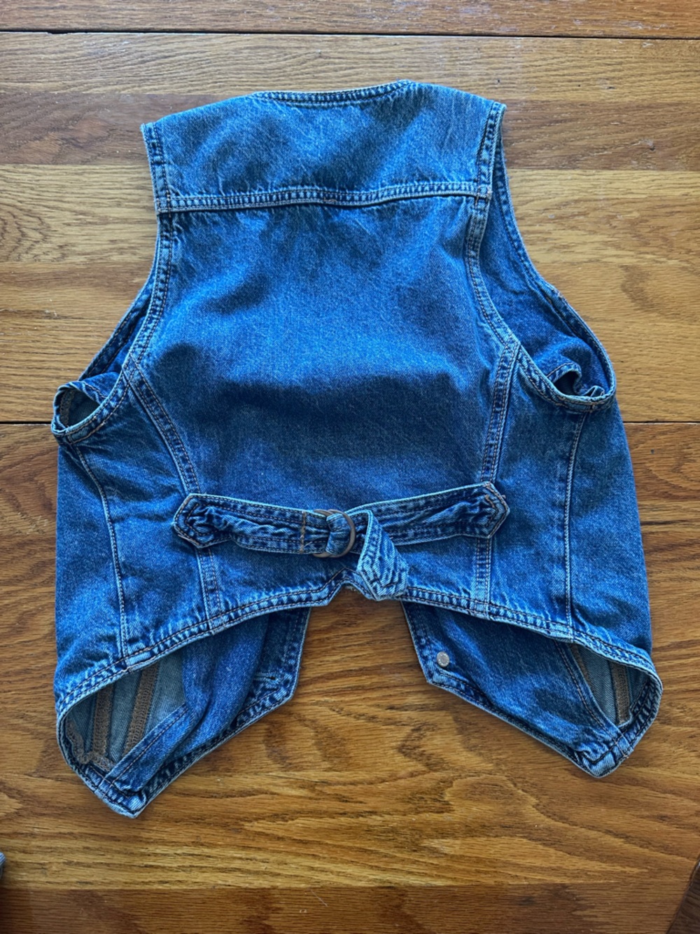 American Eagle Outfitters Blue Denim Vest - Picture 4 of 5